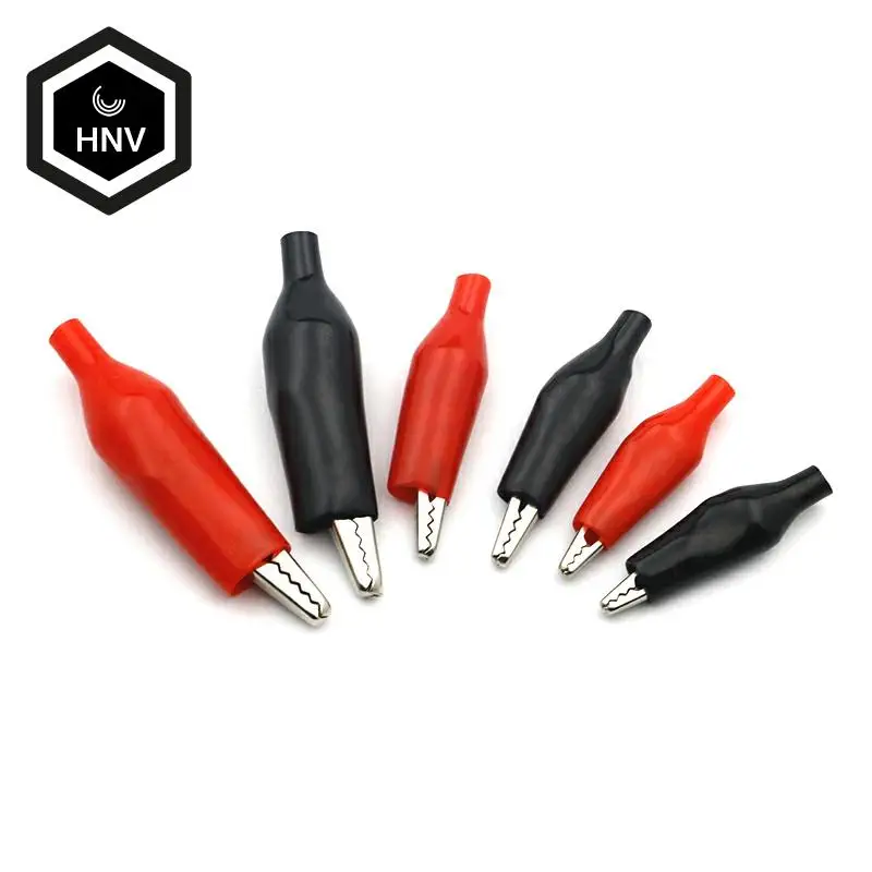 

Alligator Clips Kit Electrical DIY Test Leads Crocodile Clips Test Jumper Wire Alligator Clips Kit Red Black Crocodile Clips