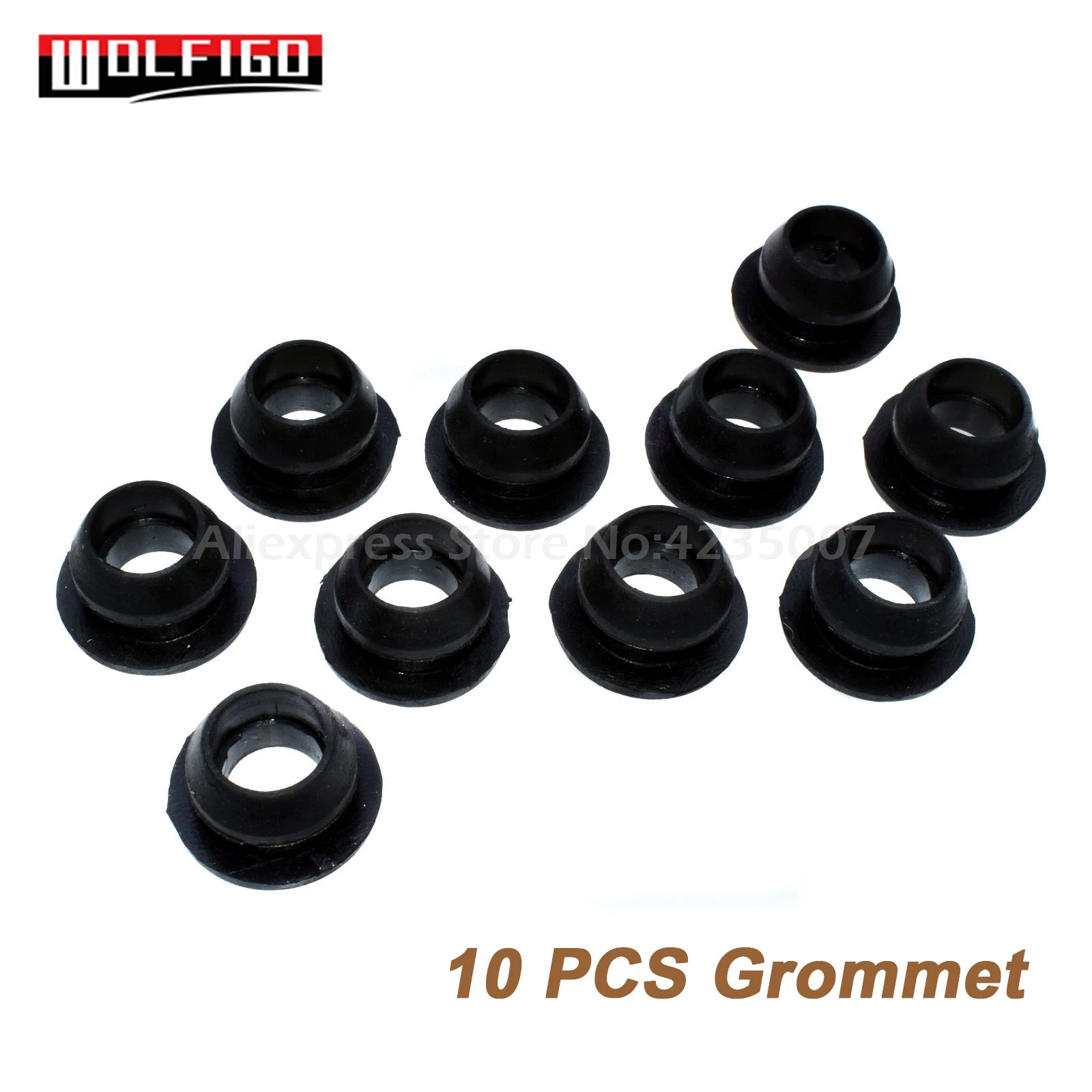 10 PCS Grommets WOLFIGO 1 шт./2 шт./10 шт. PCV клапан втулка для Toyota Corolla Celica 4AFE 7AFE 93-97 12204-15050,90480-18001 Новинка - Цвет: 10 PCS Grommets