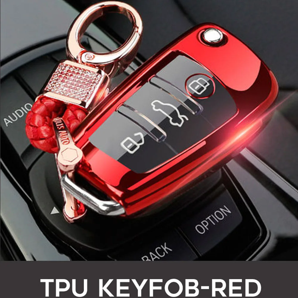 Тюнинг автомобиля 3BTN чехол для ключа Audi A1 A2 A3 S3 A4 A4L A5 A6 A6L C5 C6 A7 A8 Q3 Q5 Q7 TT Allroad R8 S6