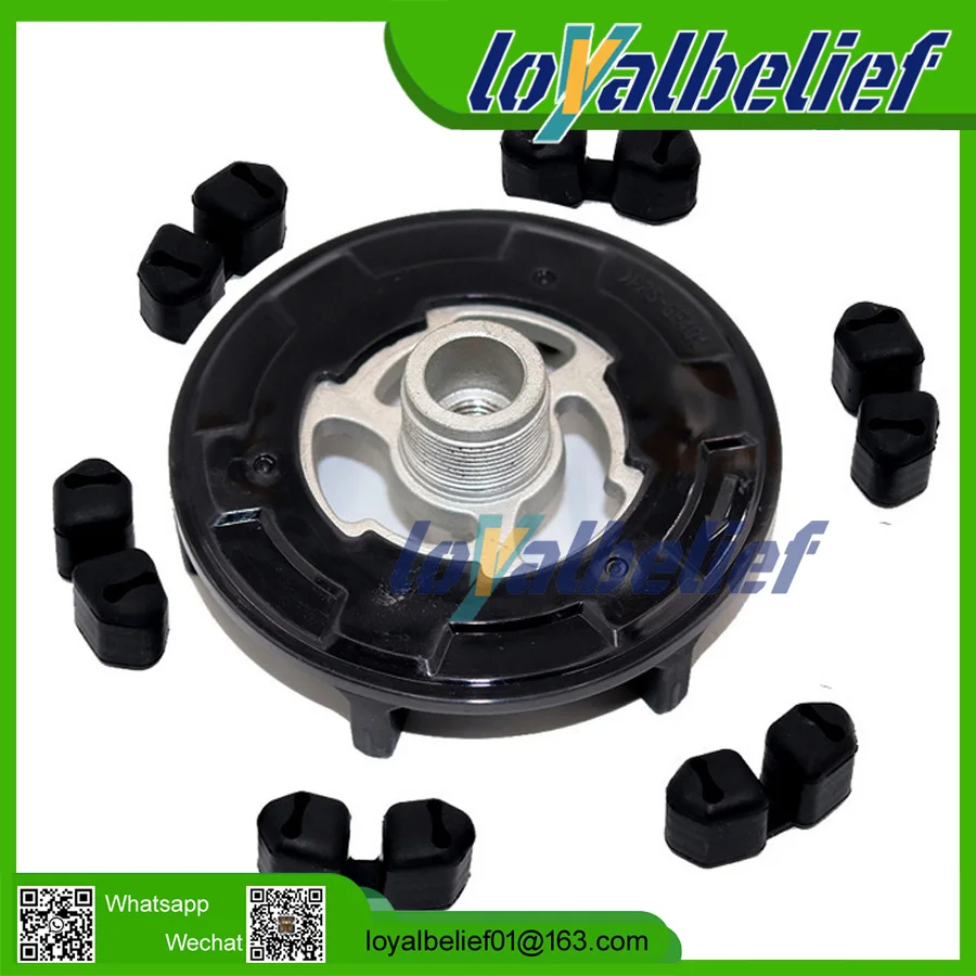 

For Toyota Opel 5SL12C 5SE12C Air Conditioner AC Compressor Clutch Hub + Rubber For Toyota Opel