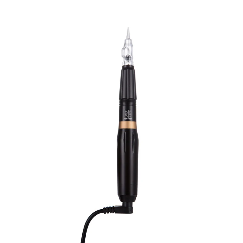 black machine pen Постоянный макияж машина Профессиональный распылитель для макияжа ручка для тату Перманентный макияж для бровей и губ контурная ручка для тату бровей - Цвет: black machine pen