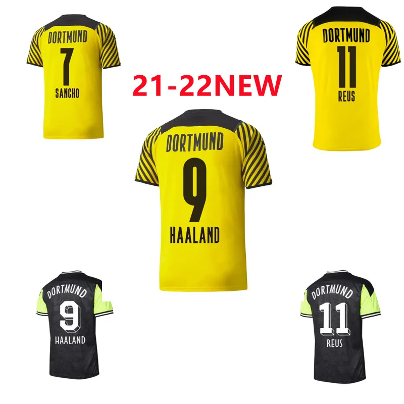 

21-22 BORUSSIA DORTMUNDES SOCCER JERSEYS ADULT HAALAND BELLINGHAM SANCHO HUMMELS FOOTBALL SHIRTS Heim- und Auswrtstrikots