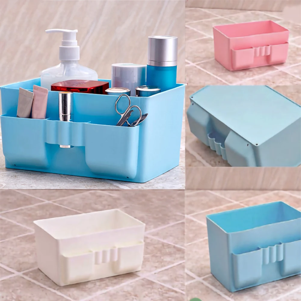 Plastic Makeup Storage Box Cosmetics Desk Office Skincare Case Lipstick Sundries Jewelry Organizer | Дом и сад
