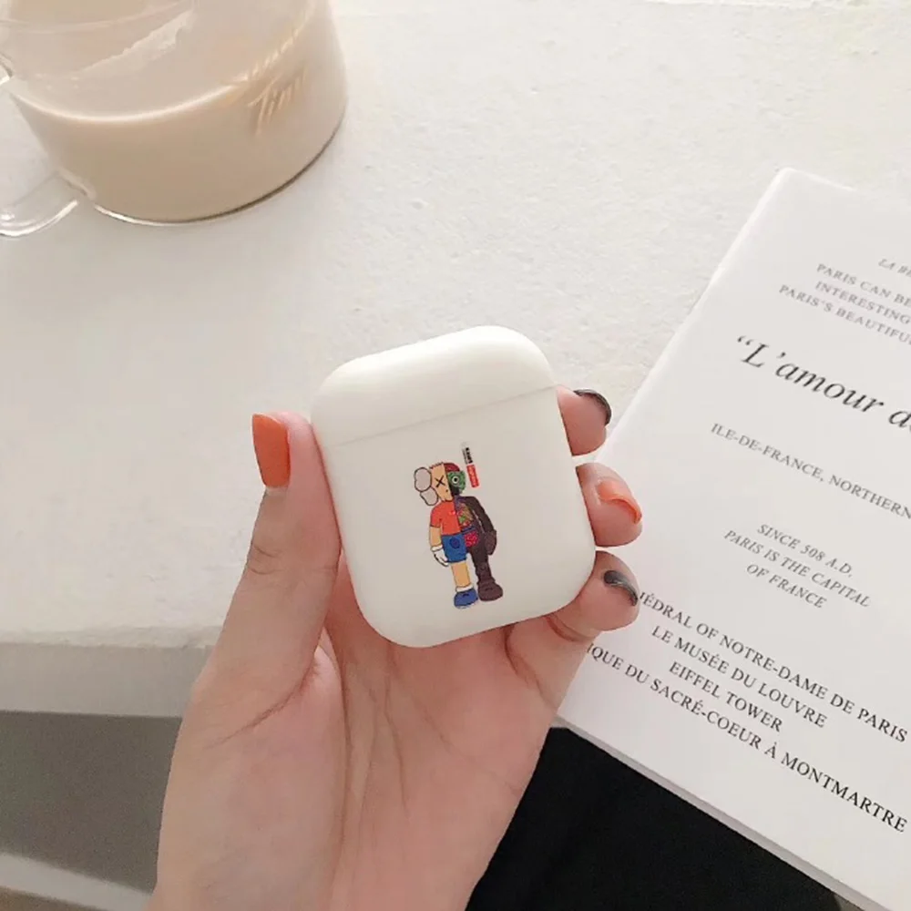 923008 Q UNCLE модный ТПУ чехол для Apple AirPods 2 Силиконовый чехол Беспроводная Bluetooth роскошная сумка для наушников Защитный чехол для AirPod - Цвет: 923008