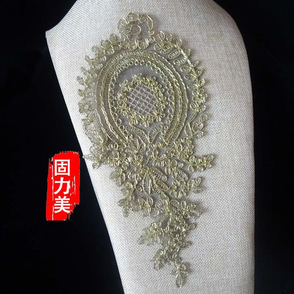 5 шт. 4 Цвета европейские ананас торжественное платье decotative патч золото для