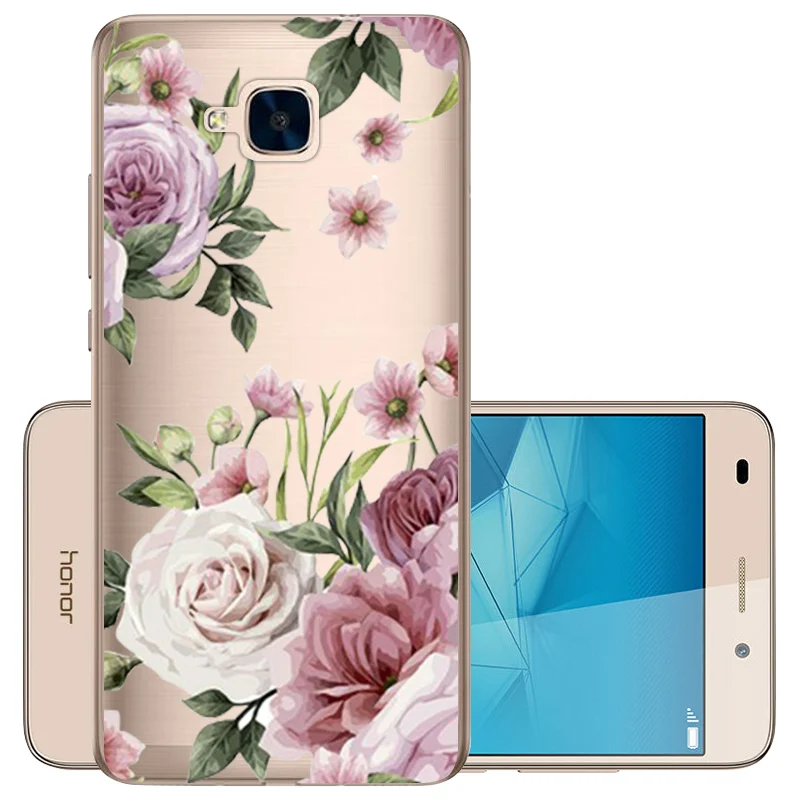 TRZMG CROWNPRO для huawei Honor 5C Чехол, силиконовый чехол, TPU, задняя крышка для huawei Honor 5C, мягкий силиконовый чехол s, чехол без отверстия для отпечатков пальцев - Цвет: TRZMG