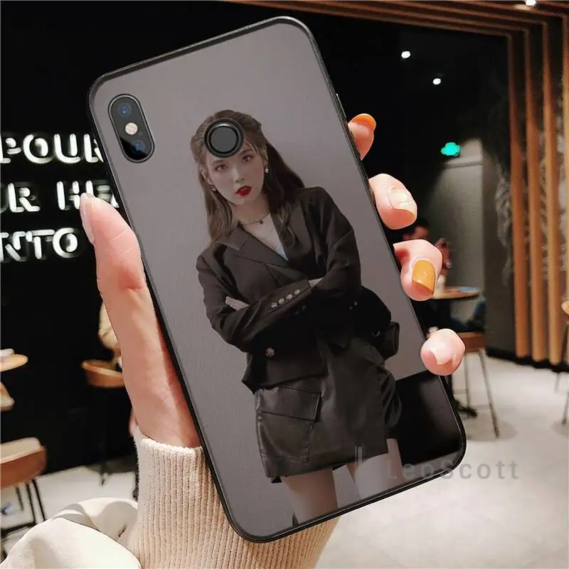 

IU Lee Ji Eun Phone Case For Xiaomi Redmi note 4 4X 8T 9 9s 10 K20 K30 cc9 9t pro lite max
