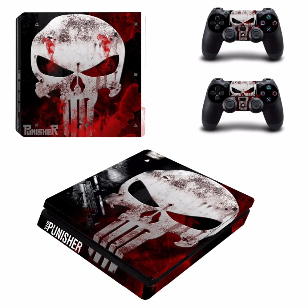 Наклейка для консоли и контроллеров Sony PlayStation 4 наклейка PS4 Slim Skin Виниловая |
