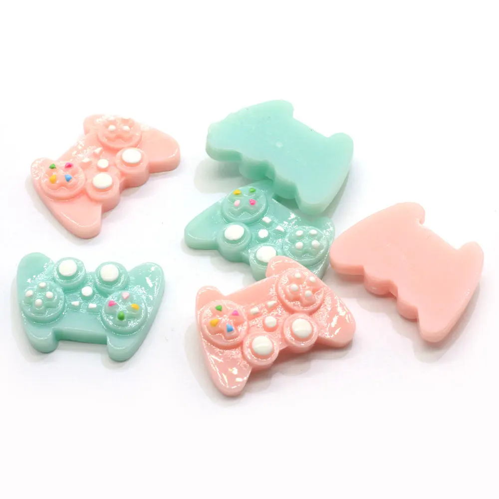 Kawaii Видео игровой контроллер резиновые головистой формы кабошон ремесло набор
