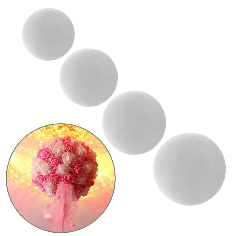 Круглый белый 15 25 см пенополистирол моделирование мяча вечерние Декор|Украшения