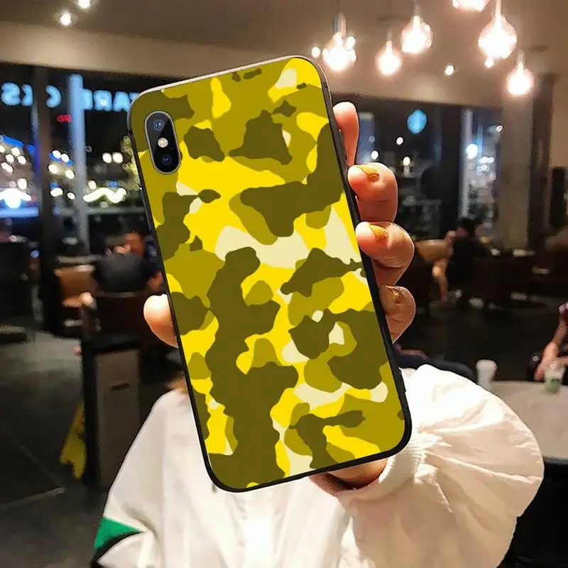 

Military camouflage ArmyGreen Phone Cases for iPhone 11 12 pro XS MAX 8 7 6 6S Plus X 5S SE 2020 XR