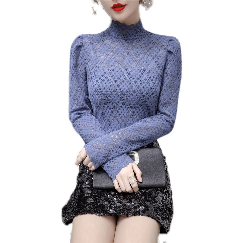 

Room 192592, 6 row 1 under the spring new pure color lace hollow out [2008] 36 bud silk unlined upper garment