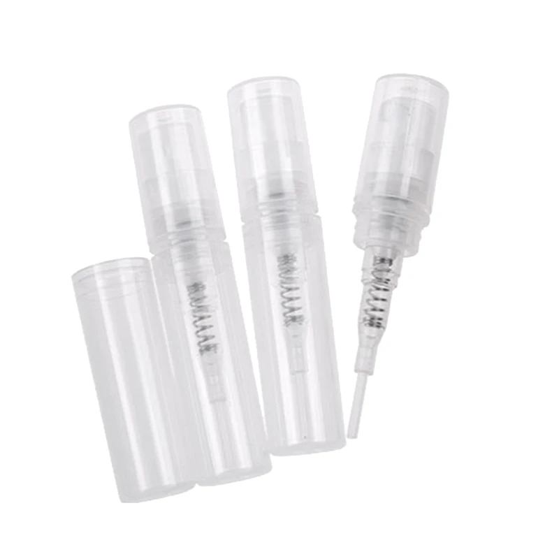 

Clear Plastic Spray Bottle Portable Cute Perfume Mouthwash Atomizer for Cleaning, Travel, Perfume (120, 2Ml)