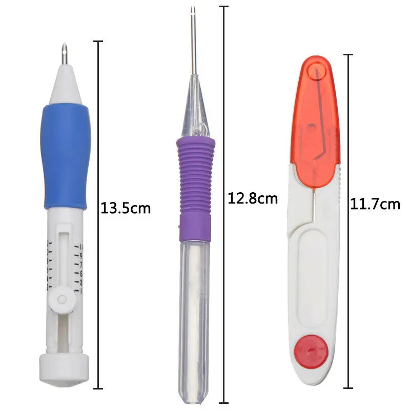 Набор инструментов для шитья DIY Магическая ручка вышивки набор пробивных игл с 12