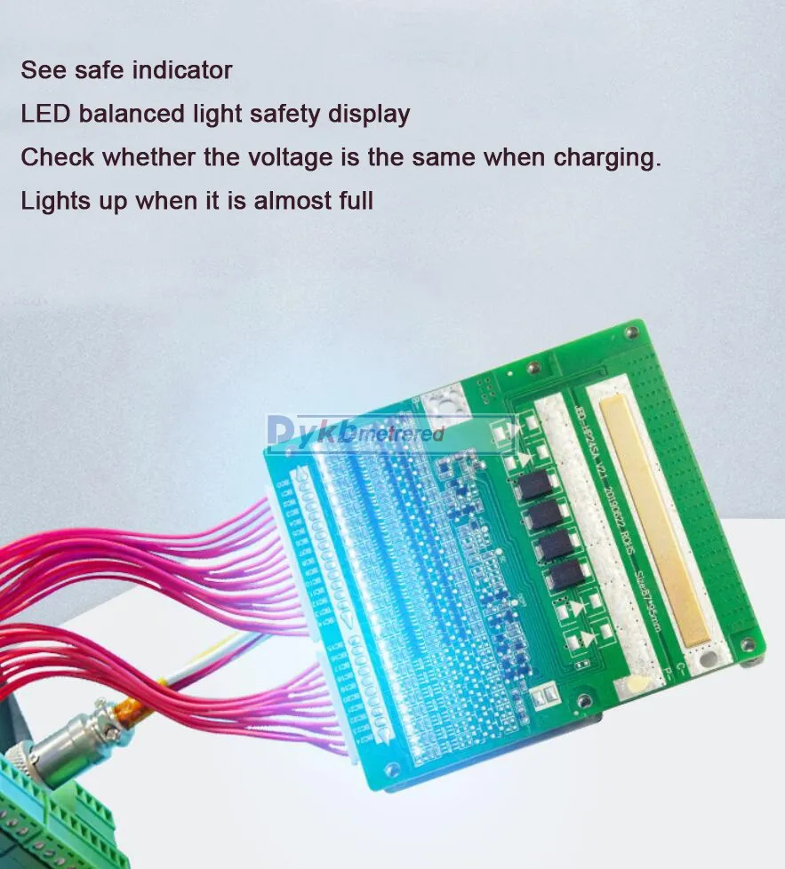 13S 48V литий ионная lipo литиевая батарея Защитная плата батареи BMS 50A 40A 30A