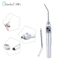 1 set 3 way syringe handpiece dental air water spray triple autoclavable with 2 nozzles dentist equipment