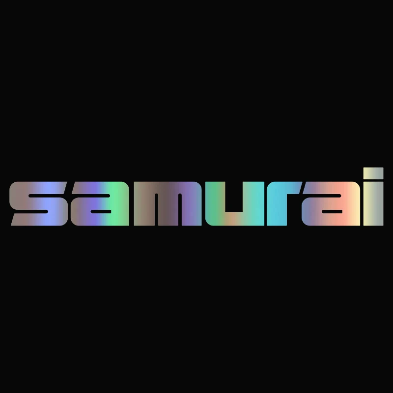 

Car Sticker Inscription Samurai Vinyl Decal Waterproof Auto Decor on Truck Bumper Rear Window