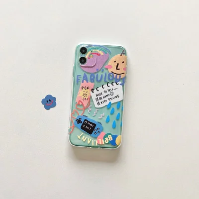 

phone case mobile phone shell for iphone11 XR XS 7/8/SE 2020 11pro Xs 7p/8plus X/Xs ins graffiti game console