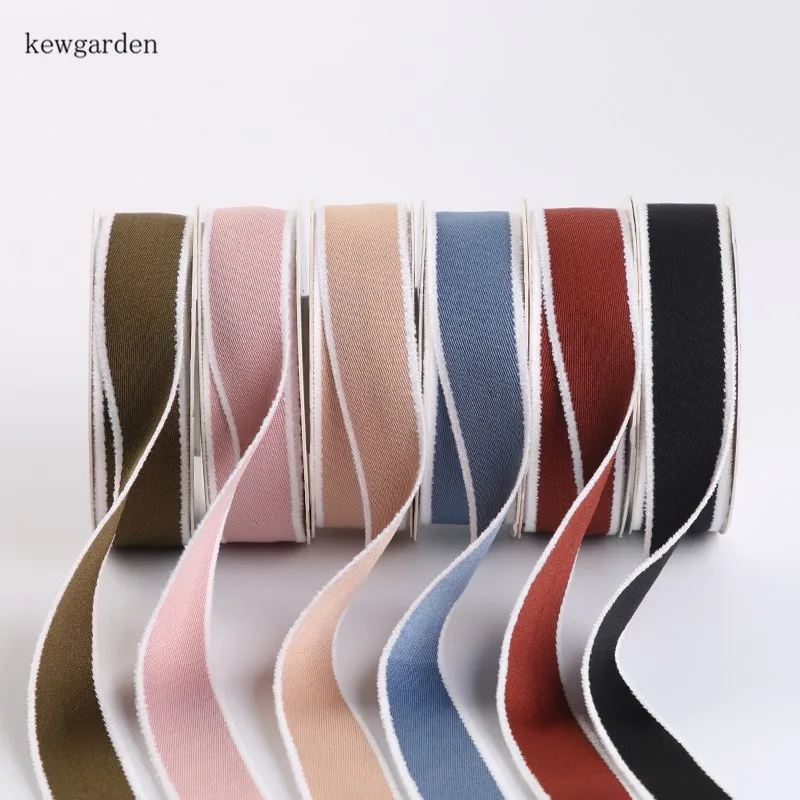 Kewgarden DIY бантик для волос аксессуары края атласная лента 1 &quot25 мм вручную