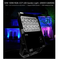 miboxer d5 g50 50w d5 g100 100w rgb cct led dmx512 and rdm landscape light ip65 waterproof touch digital display