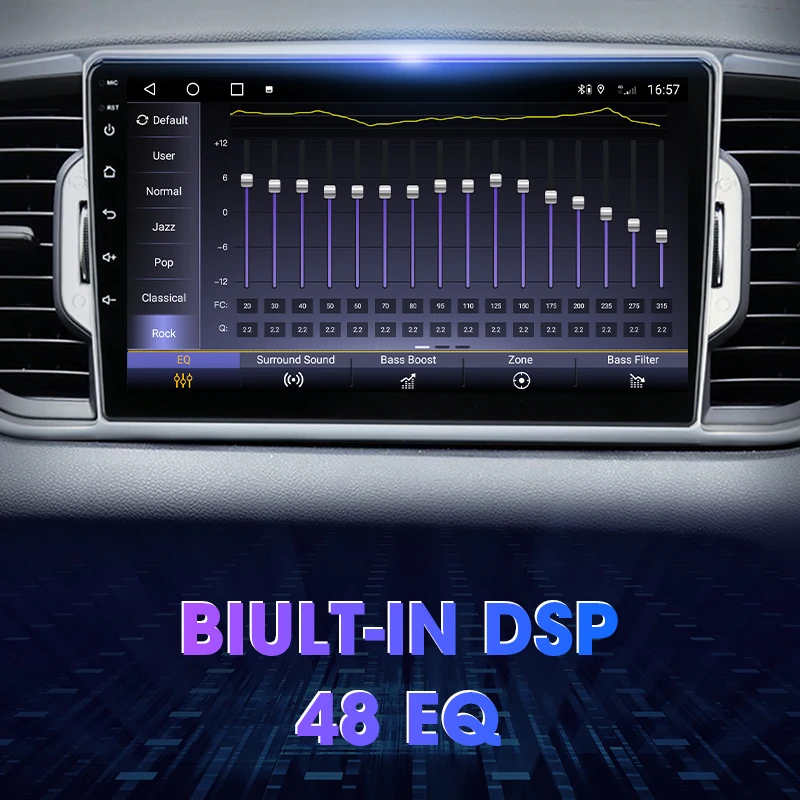 $84.68 Android 10 Car Radio for KIA Sportage 2016 2017 2018 2din Multimedia Video Player GPS Navigation 2 Din WIFI Audio DVD Head Unit