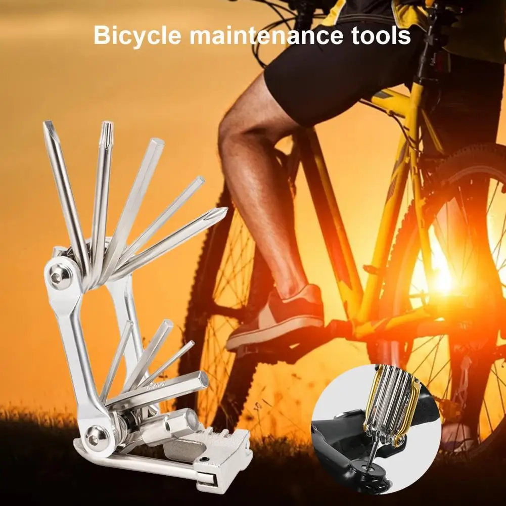 

Anti-Scratch 5 Colors Multifunction Wrench Screwdriver Chain Cycling Tools for Travel