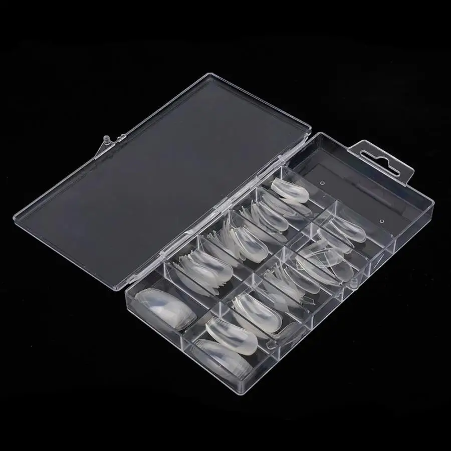 Ногти 100 шт Профессиональные натуральные накладные ногти искусство Советы УФ