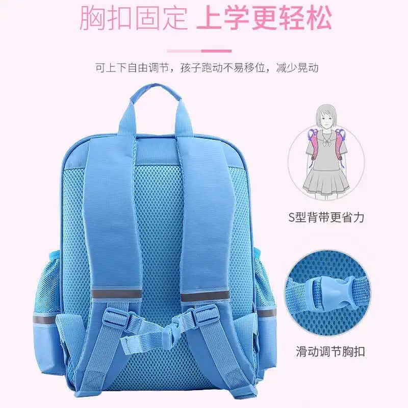 

Disney Frozen School Bags For Girls Primary Student Shoulder Orthopedic Backpack Large Capacity Water Proof Grade 1-4 Mochila