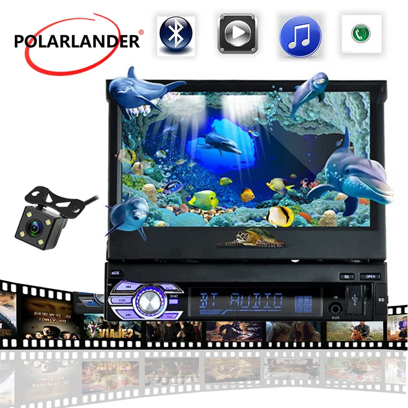 Радио Кассетный плеер 7 &quotHD Автомобильный MP3 Авторадио 2Din сенсорный экран авто