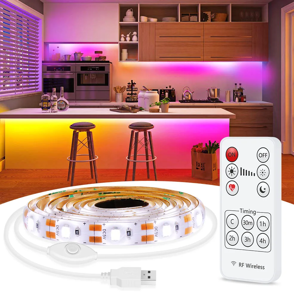 Светодиодная подсветильник ка для телевизора 5 В питание от USB лента SMD2835