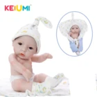 Мини-Кукла Reborn Menino, 11 дюймов, полностью силиконовая виниловая кукла-Реборн, действительно Новорожденные, подарки на день рождения, игрушка сделай сам