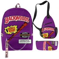 3d printing backpack backwoods cigar set backpack men and women schoolbag students backpack support customization
