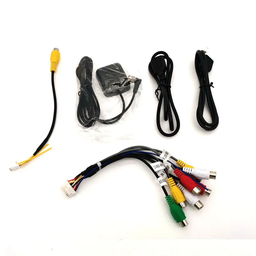 Car Head Unit Stereo Wire Harness Kits car Android radio power cable RCA USB Audio and video | Cables Adapters &amp Sockets