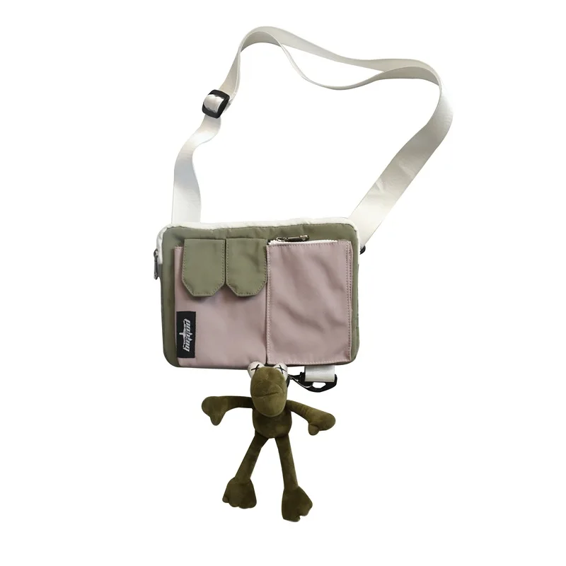 

Summer New Fashion Brand Personality Men's Chest Bag Sport Waist Bags Ladies Shoulder Bag Messenger Color Matching Heuptas Dames