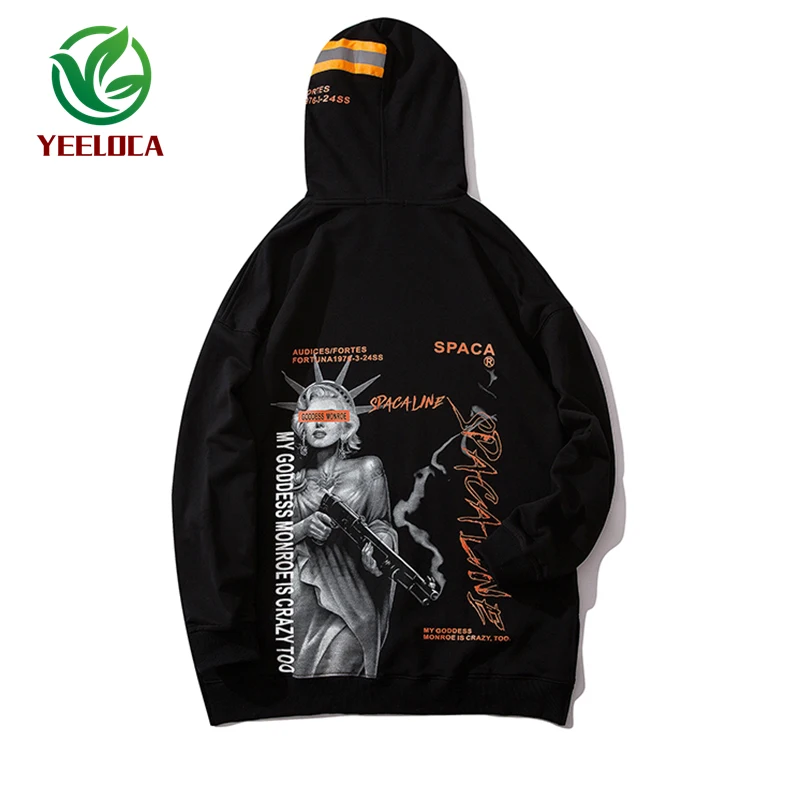 Осень-зима 2019 новинка Бесплатная богиня уличная пара хип-хоп свитер с длинными