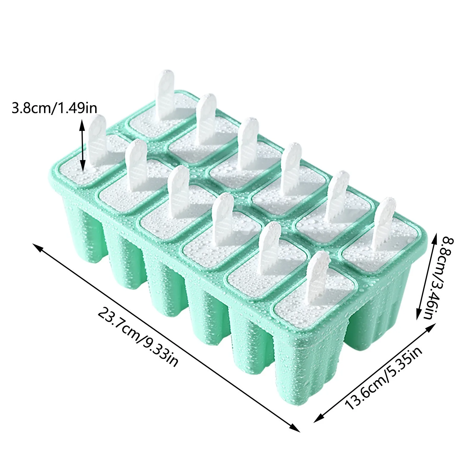 

Popsicle Molds 12 Pieces Silicone Ice Molds Tray Mold Reusable Easy Ice Maker Silicone Ice Cream Mold Fast Delivery