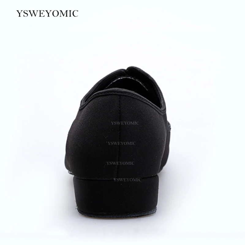 2021 Spring man Dancing Shoes 1inch Low Heel Suede Outsole Breathable Canvas Latin Ballroom Dance Shoes Men