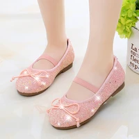 pink white girls shoes kids crystal princess shoes soft bottom chaussure fille childrens single shoes 3 4 5 6 7 8 9 10 11 12t