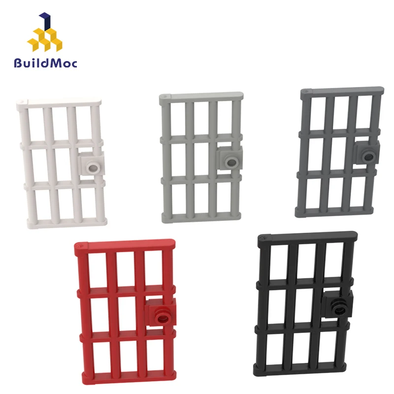 

BuildMOC Assembles Particles 60621 1x4x6 door with particle frame Building Blocks Parts DIY Edu