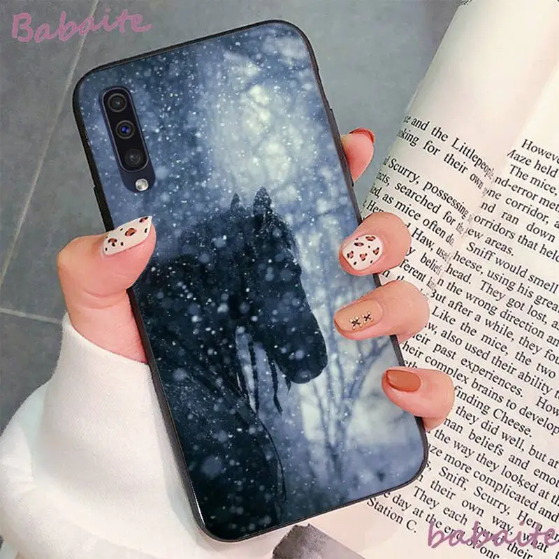 

Babaite Frederick Big Beauty Horse DIY phone Case cover Shell for samsung a30 A30S a51 a50 a71 A40 A21 A21S a11 a91 A70