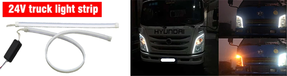 OKEEN 2 шт. тонкий гибкий DRL вождь-рыцарь полосы света для фар последовательного потока янтарные поворотные сигнальные огни
