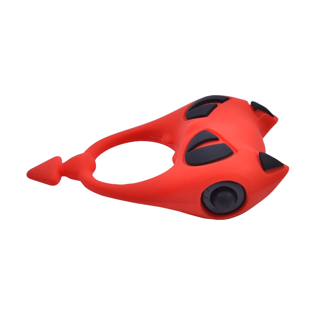 Мини вибратор пенис кольцо Длительное Действие вибрирующий задержка на Хэллоуин