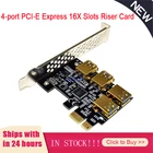 PCIE PCI-E PCI Экспресс Райзер-карта 1x до 16x1 до 4 USB 3,0 слот усилитель концентратор адаптер для устройств майнинга биткоинов BTC