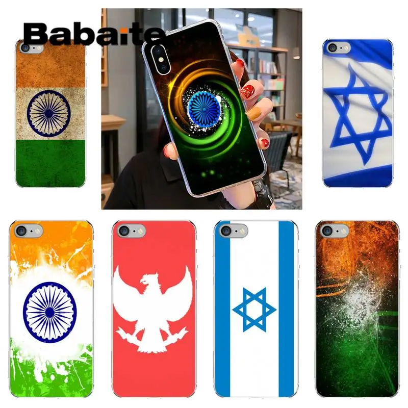Babaite Индия Израиль Индонезия Телефон Чехол coque для iPhone 12 8 7 6 6S Plus X XS Макс 5 5S SE XR 11 11pro