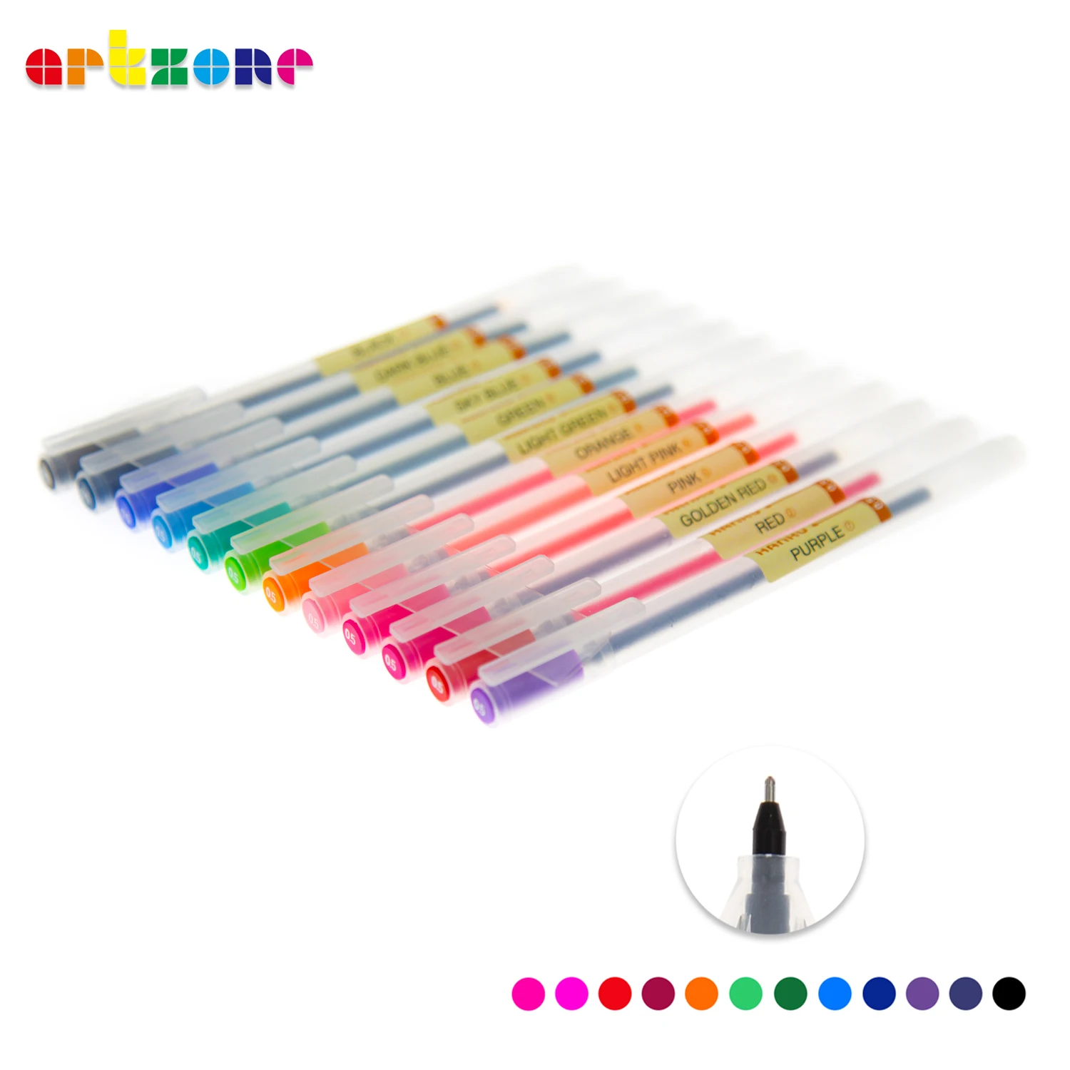 

12 pcs/lot Creative Color Gel Pens 0.5mm ujistyle Colour Ink Pen Set Japanese School Office Supplies Writing Stationery Gift