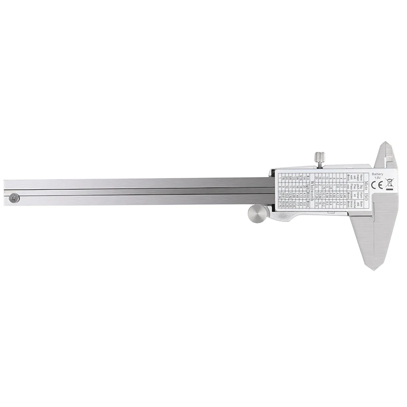 

Stainless Steel Digital Caliper 150mm 6 Inches Inch/Metric/Fractions Conversion 0.01mm Resolution with Box