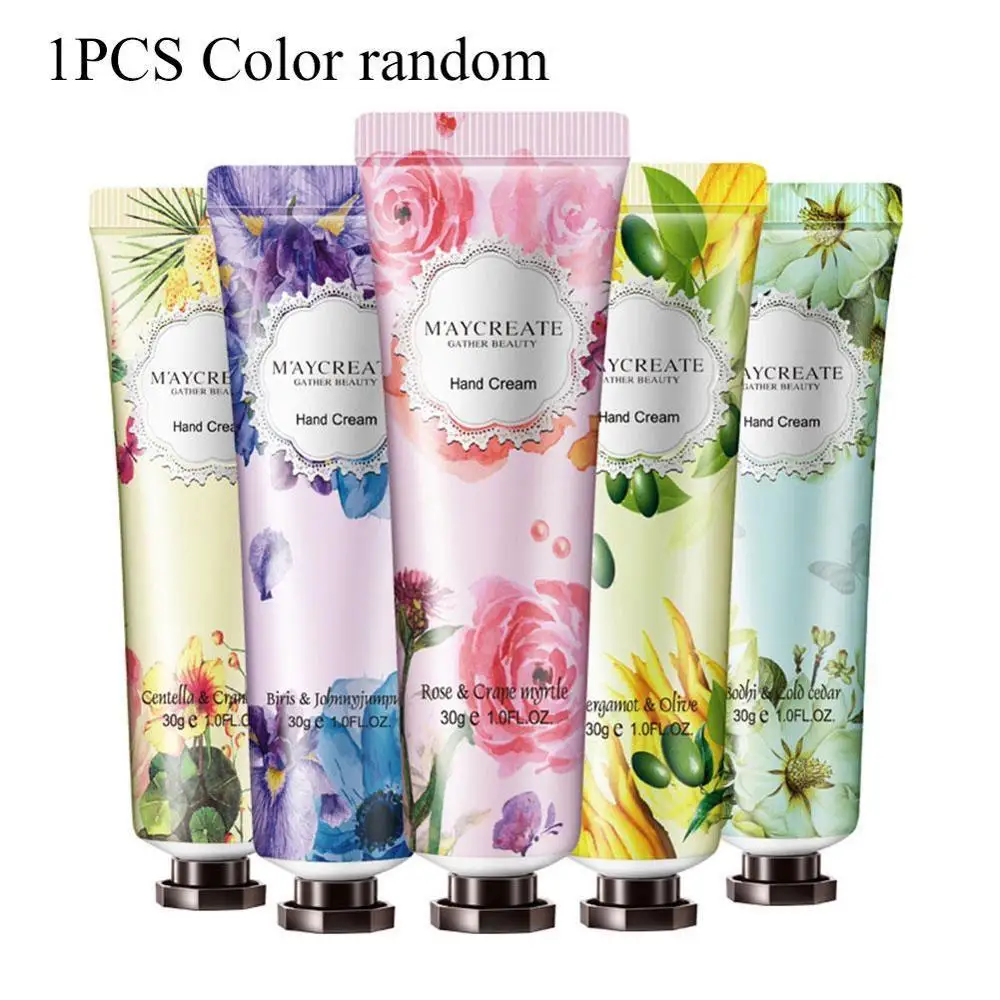 

Увлажняющий увлажняющий крем для рук, 30 г, Цветочная Орхидея, гардения, хризантема, ваниль, для ухода за кожей