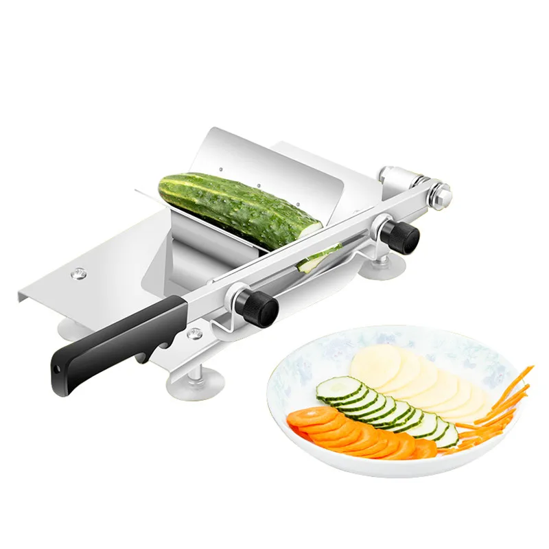 Meat slicing machine Alloy+Stainless steel Household Manual Thickness adjustable meat and vegetables slicer | Бытовая техника