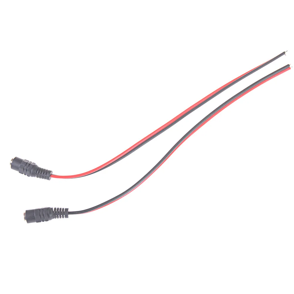 10 шт. 5 5*2 1 мм Женский DC Мощность разъем CCTV PSU косичка к кабелю для подключения