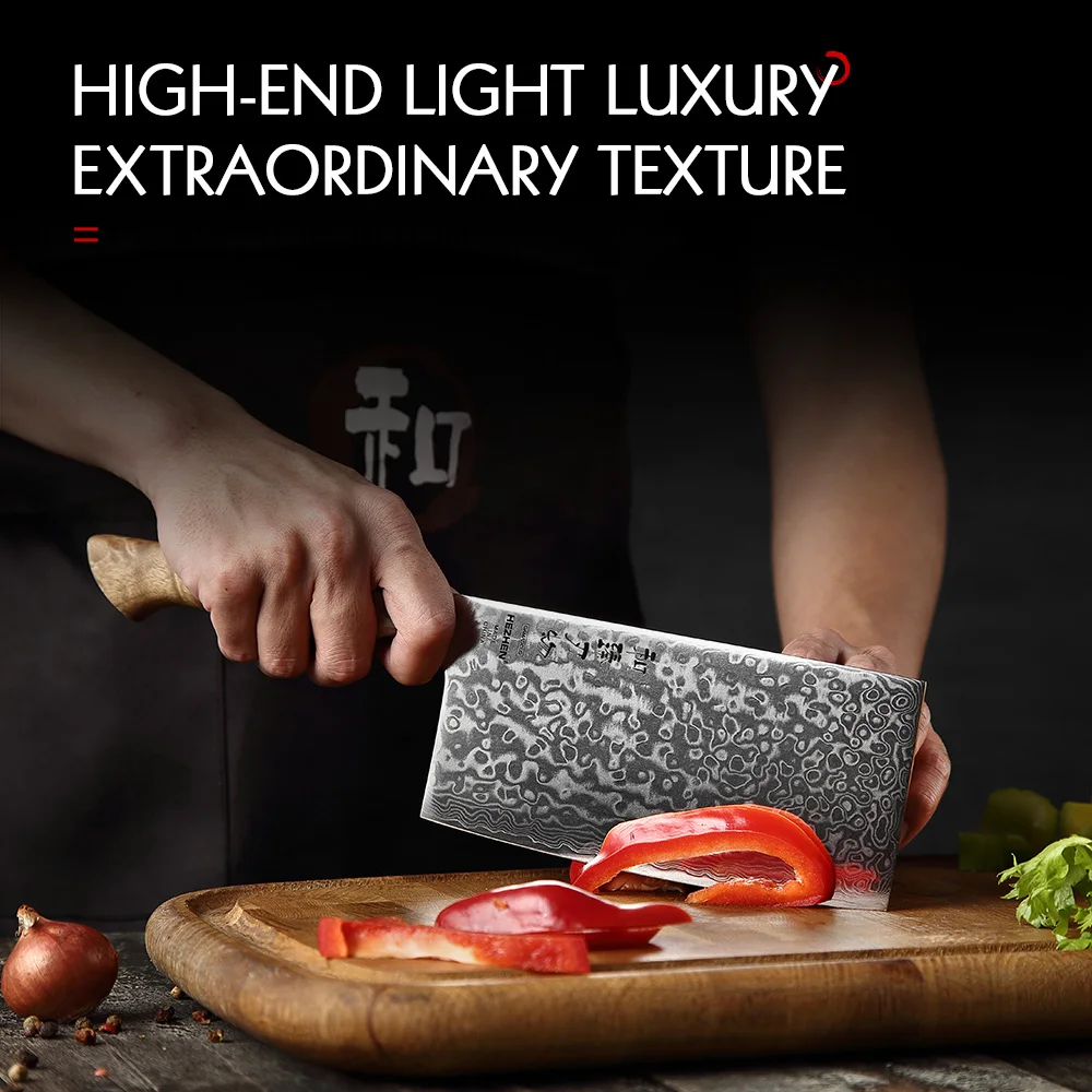 

HEZHEN Master Series 6.8 Inches Kitchen Knife High Quality Chef Knives Cooking Accessory Tools With Beautiful Gift Box